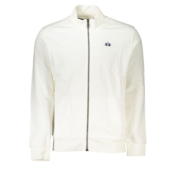 Sudadera de vellón blanca elegante - Fit regular