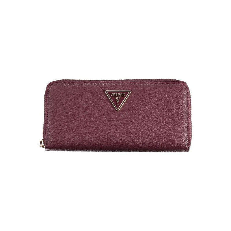 Elegant Purple Polyethylene Wallet