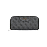 Chic Gray ECO Wallet with Contrasting Details