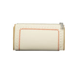 Chic Dual-Compartment White Wallet