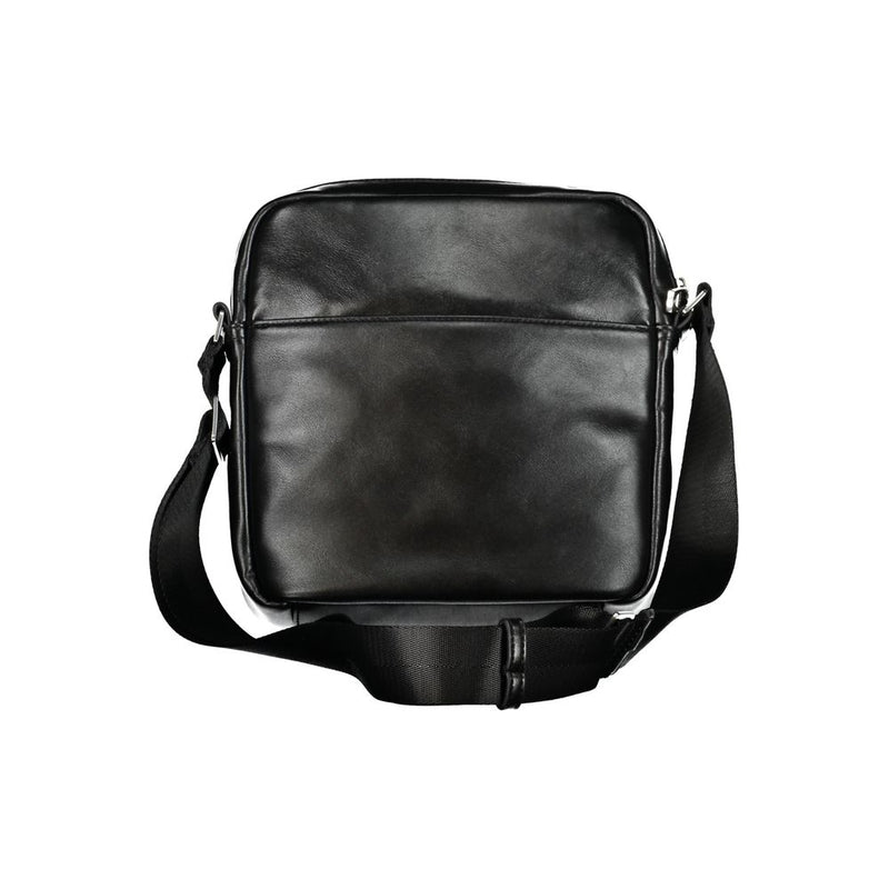 Bolsa de hombro negro elegante con amplio almacenamiento