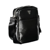 Bolsa de hombro negro elegante con amplio almacenamiento