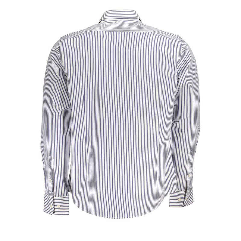 Elegante camicia a strisce a maniche lunghe per uomini