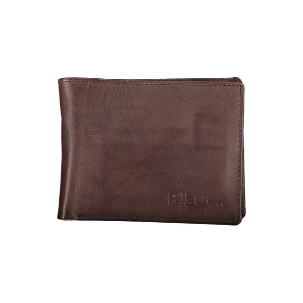 Elegant Dual Compartment Leather Wallet