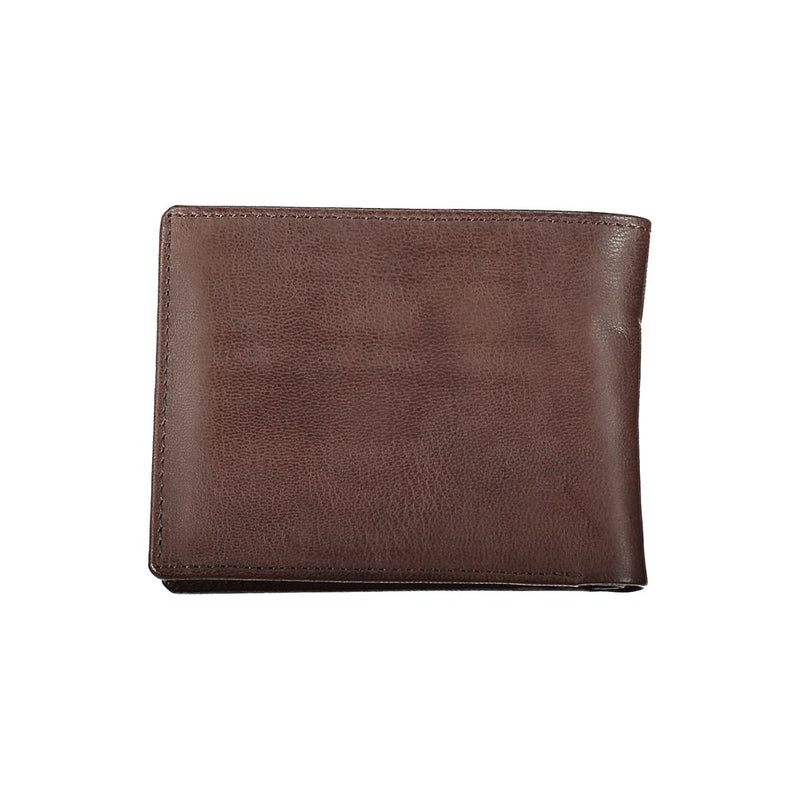 Elegant Dual Compartment Leather Wallet