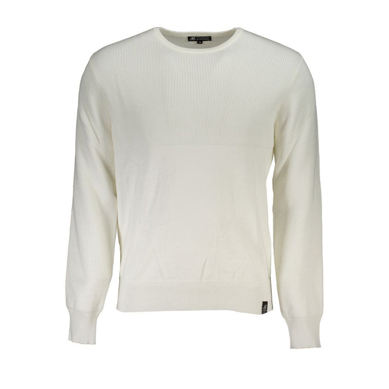 Crew Neck -Pullover mit Kontrastdetails