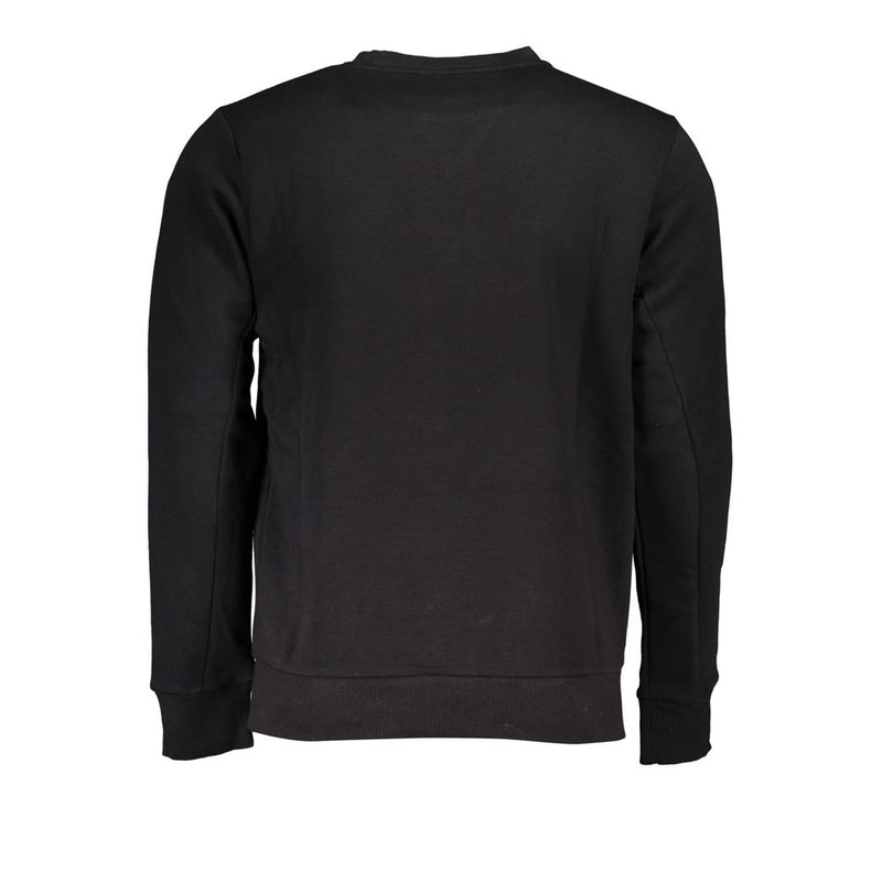 Sweat-shirt en molleton de coues à l'équipage chic en noir