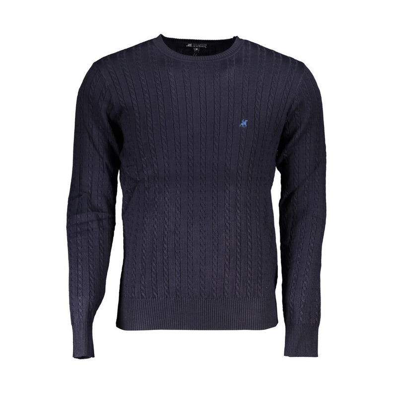 Klassiker Crew Neck -Pullover mit Kontrastdetails