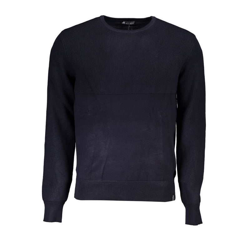 Eleganter Crew -Nackenpullover mit Kontrastdetails