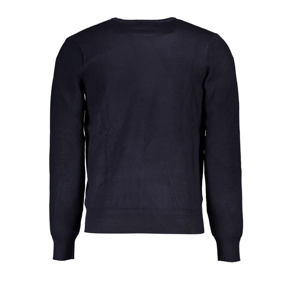 Eleganter Crew -Nackenpullover mit Kontrastdetails