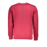 Felpa di chic Pink Fleece Crew Neck