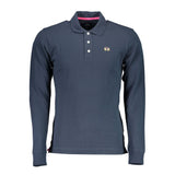 Elegantes langärmeliges schlankes Pick-Polo-Shirt