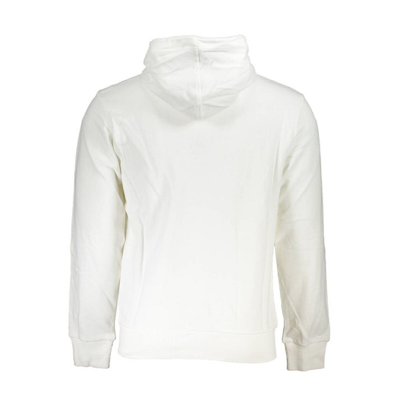 Elegantes weißes Kapuzen -Sweatshirt für Männer