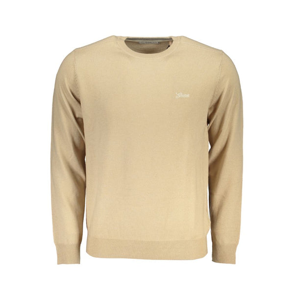 Maglione ricamato da cucina beige chic.