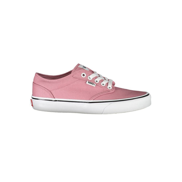 Sneaker rosa chic con lacci a contrasto