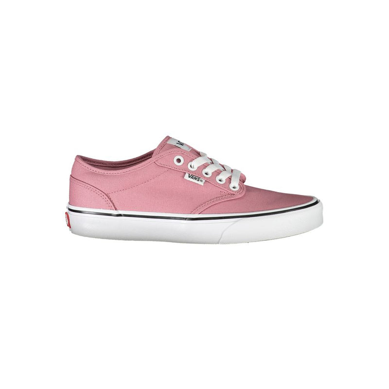 Zapatillas de zapatillas rosas elegantes con cordones de contraste