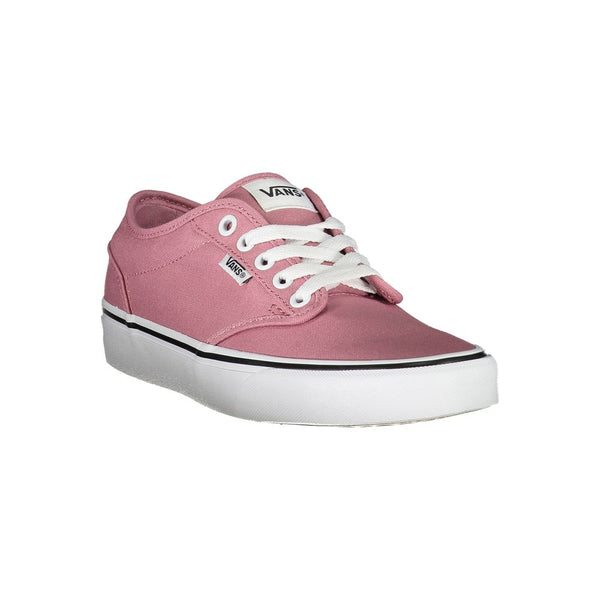 Sneaker rosa chic con lacci a contrasto