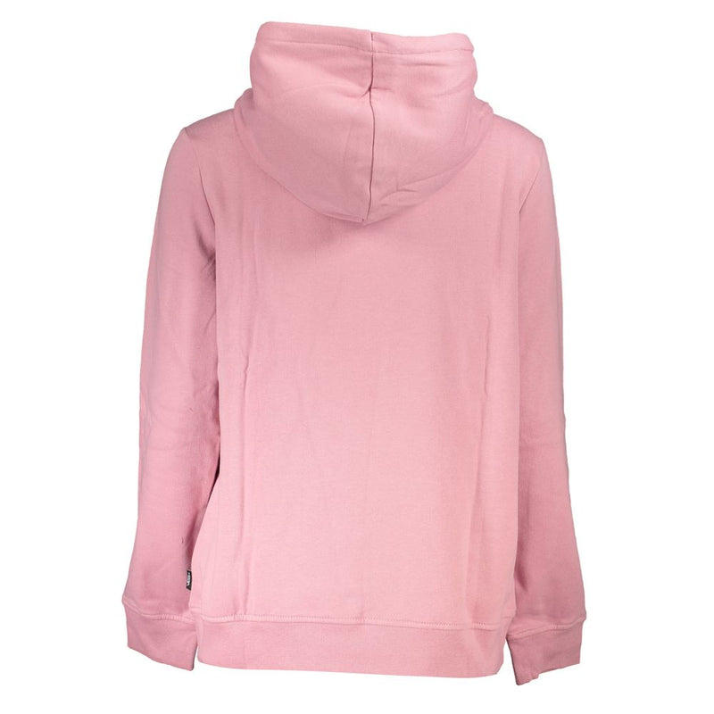 Sweat à molette à capuche rose chic