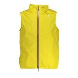 Sleek Sleeveless Yellow Designer Jacket