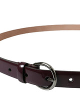 Ceinture de taille en cuir marron élégante