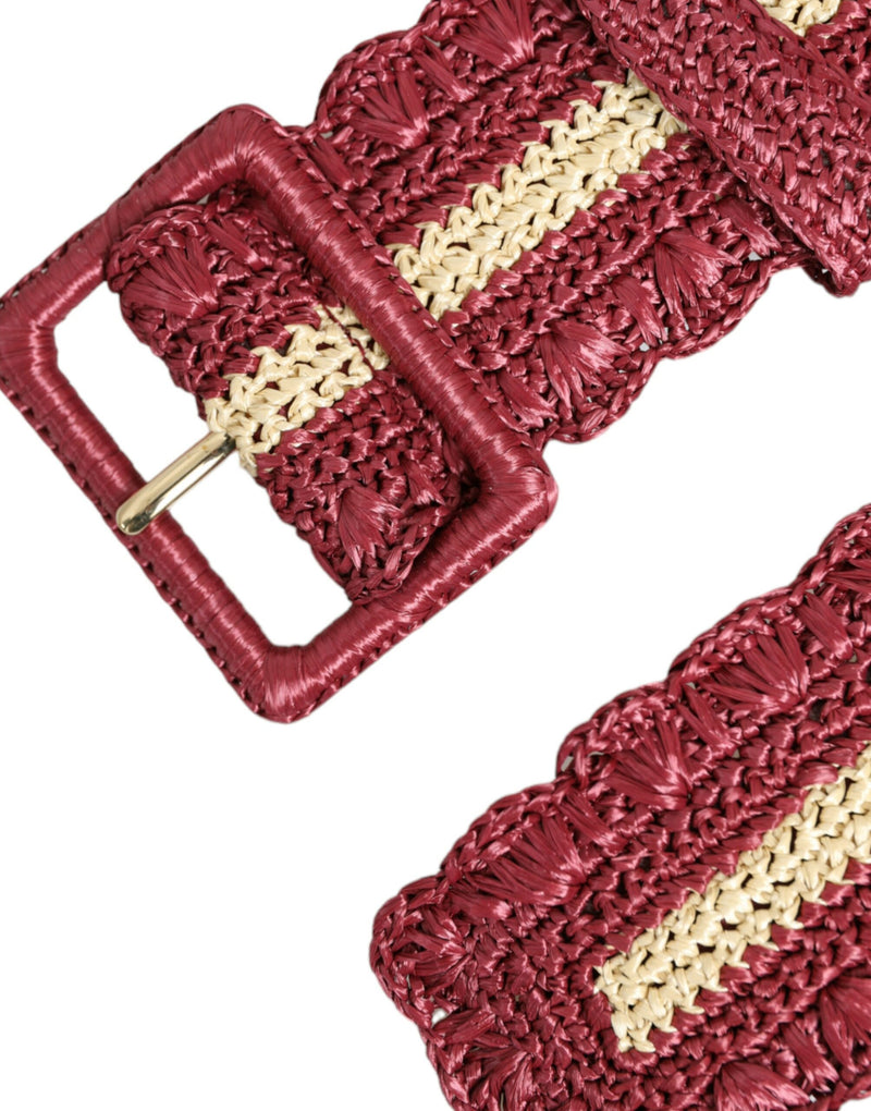 Ceinture de taille en toile d'élégance marron