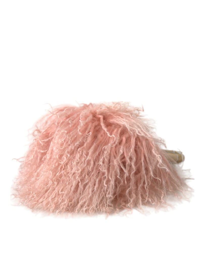 Elegant rose fur orevémères - Accessoire d'hiver chic