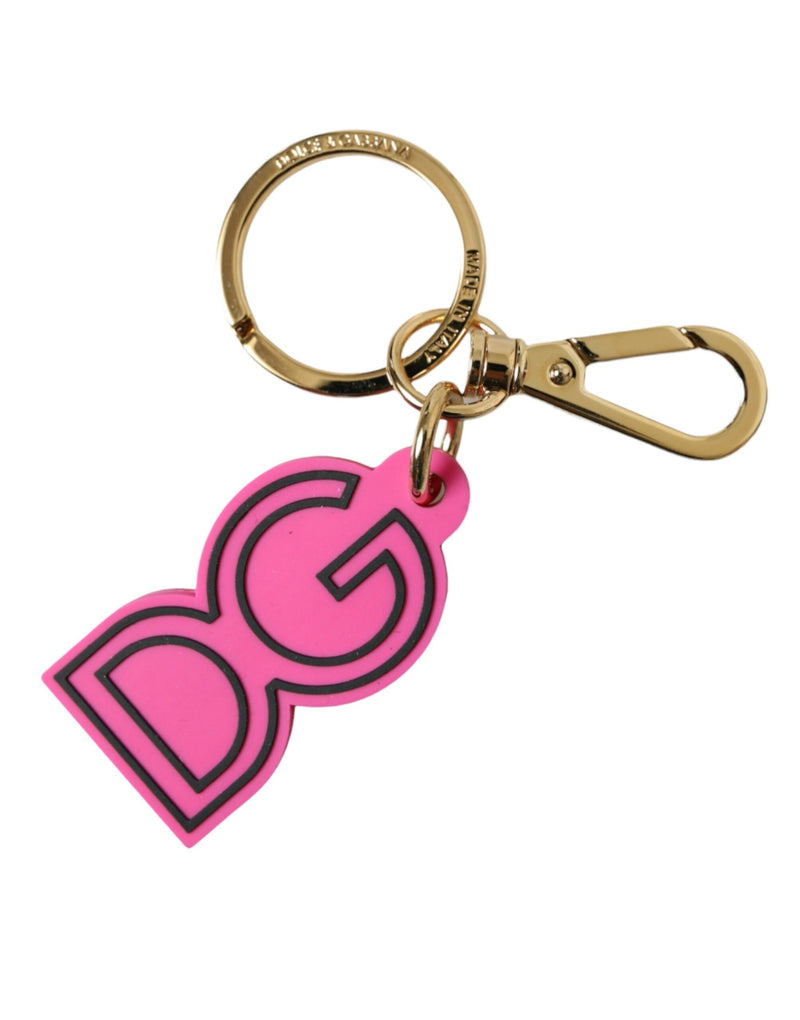 Eleganza Chic Gold and Pink Keychain