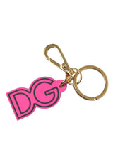 Eleganza Chic Gold and Pink Keychain