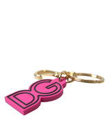 Eleganza Chic Gold and Pink Keychain