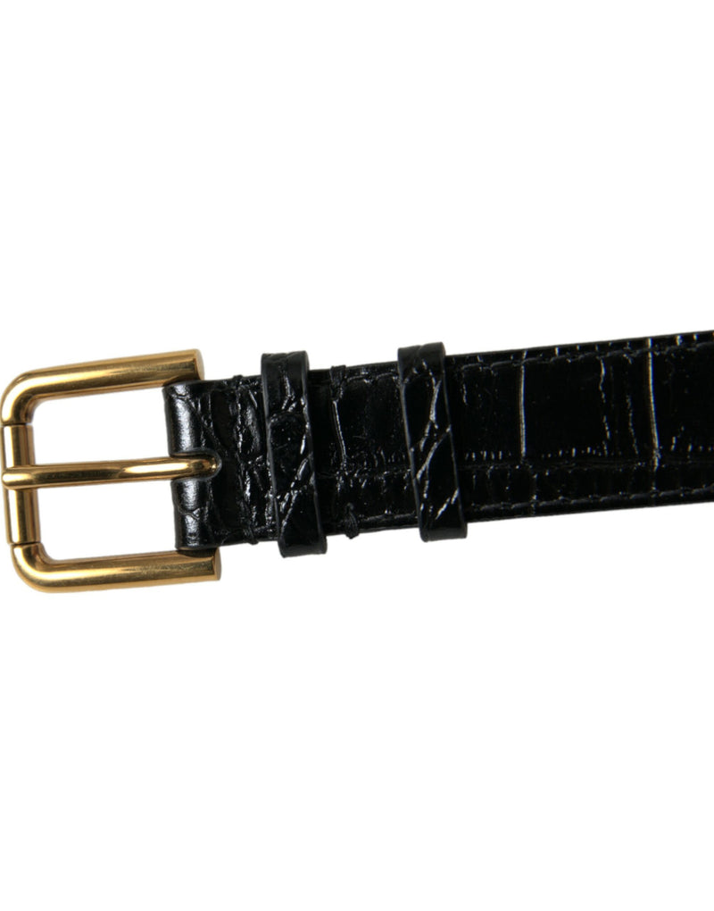 Bracciale in pelle nera elegante