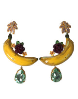 Boucles d'oreilles à banane à clip-on chic