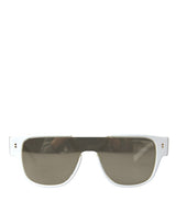 Chic White Acetat Designer Sonnenbrille