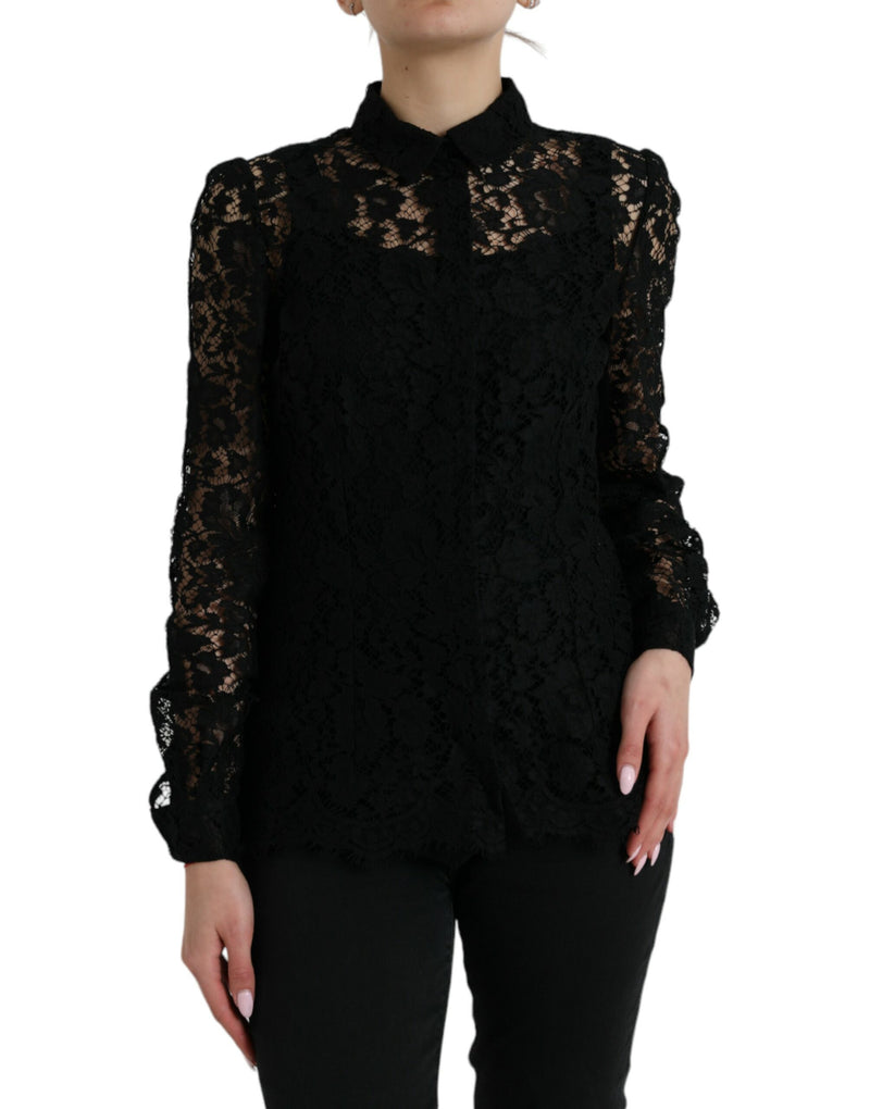 Eleganter Blumenbluse -Top