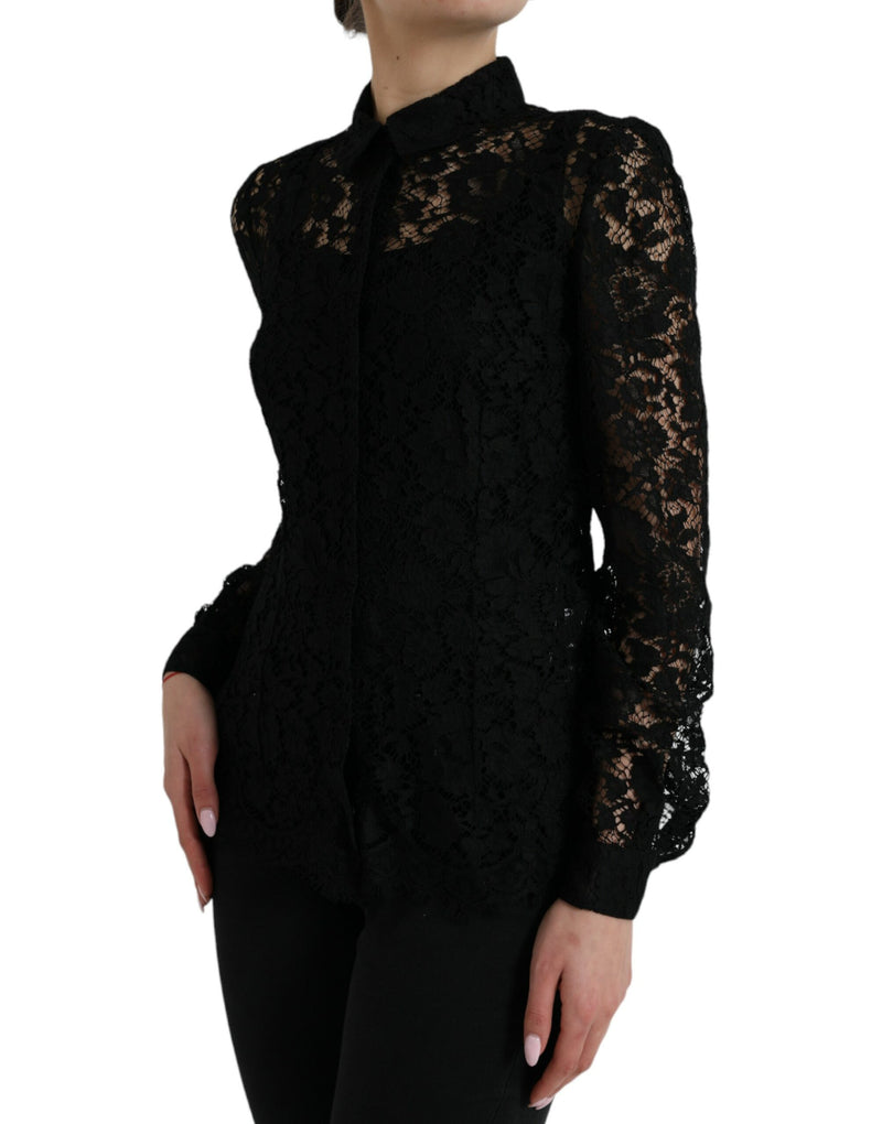 Eleganter Blumenbluse -Top