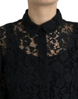 Eleganter Blumenbluse -Top