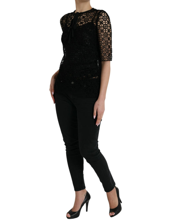 Eleganter Blumenbluse -Top