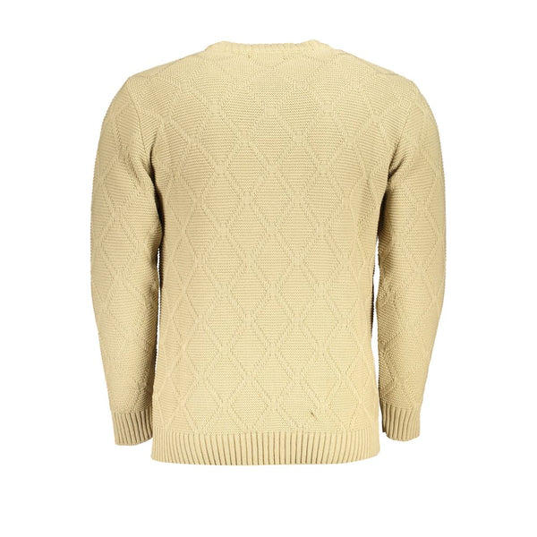 Eleganter Diamantmuster -Crew -Nackenpullover