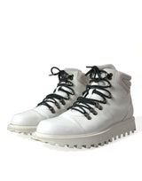 Bottes de cheville italienne blanche vierge