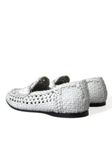 Élégant mobile blanc slip-ons