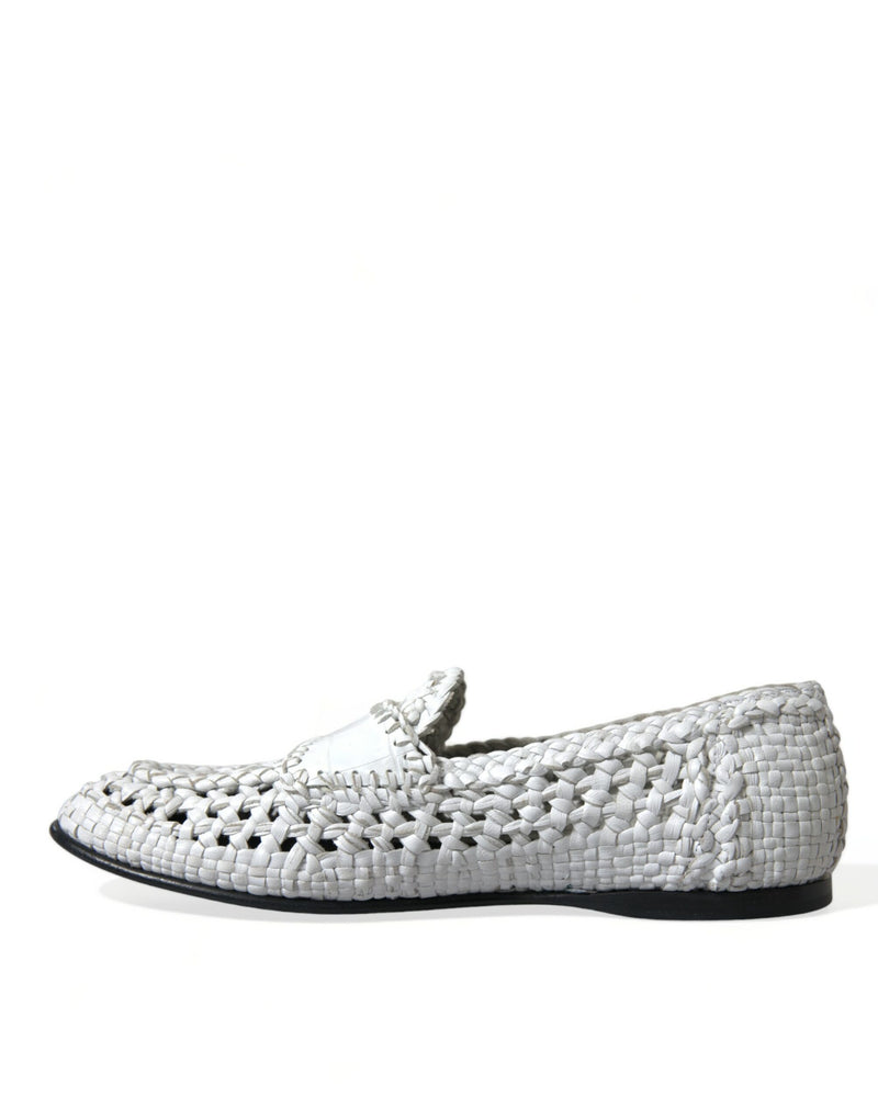 Eleganti slip-on mocassini bianchi