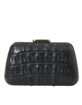 Elegant Crocodile Leather Evening Clutch