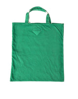 Elegante borsa in tessuto verde