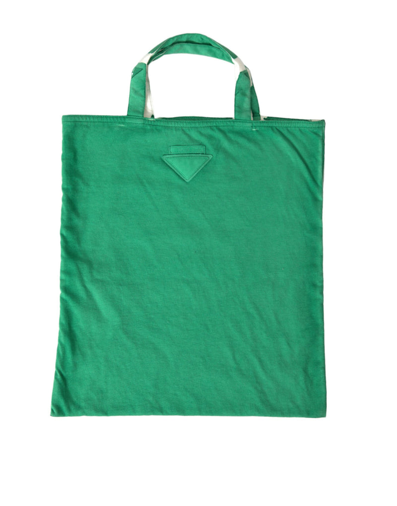 Bolso elegante de tela verde