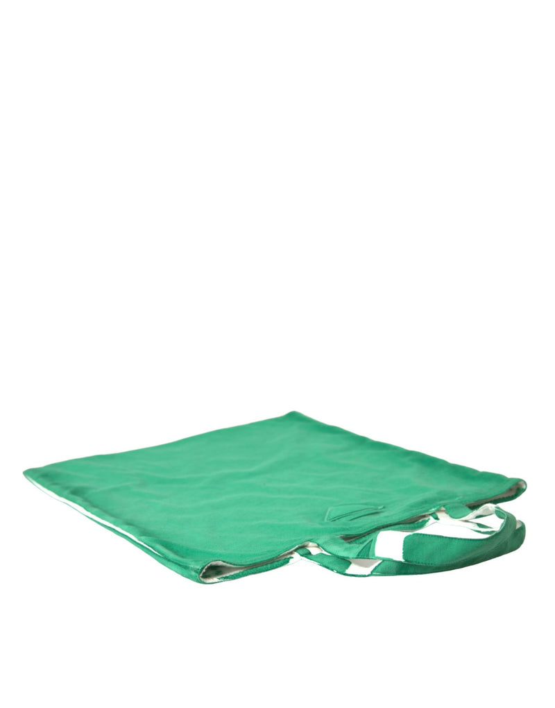 Sac fourre-tout en tissu vert élégant