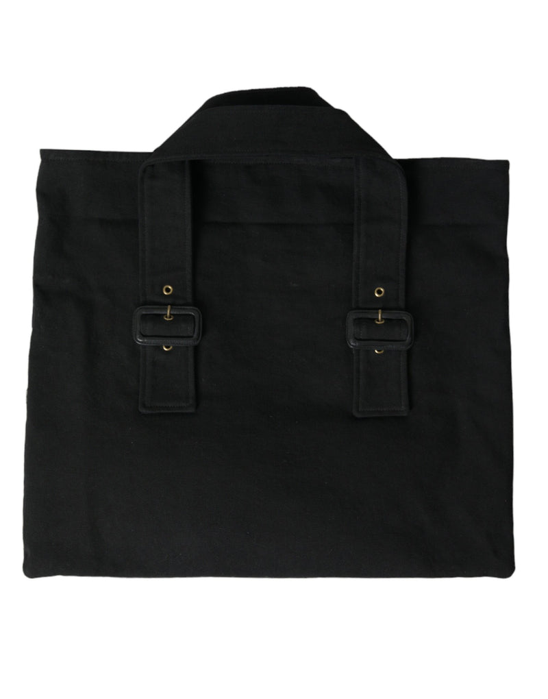 Chic Black Denim Tote für die tägliche Eleganz