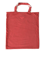 Borsa in tessuto rosso e bianco chic