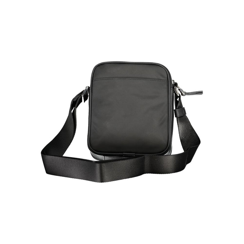 Black Polyester Shoulder Bag