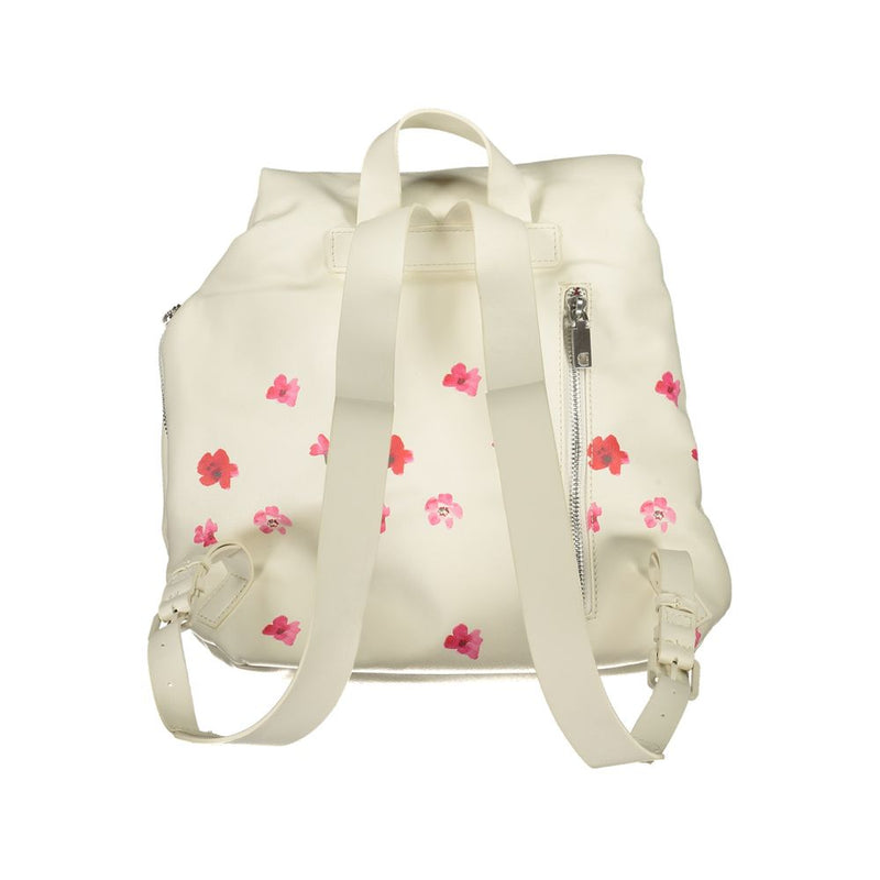 Mochila de polietileno blanco