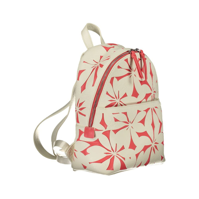 Mochila de polietileno blanco