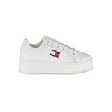 White Polyester Sneaker